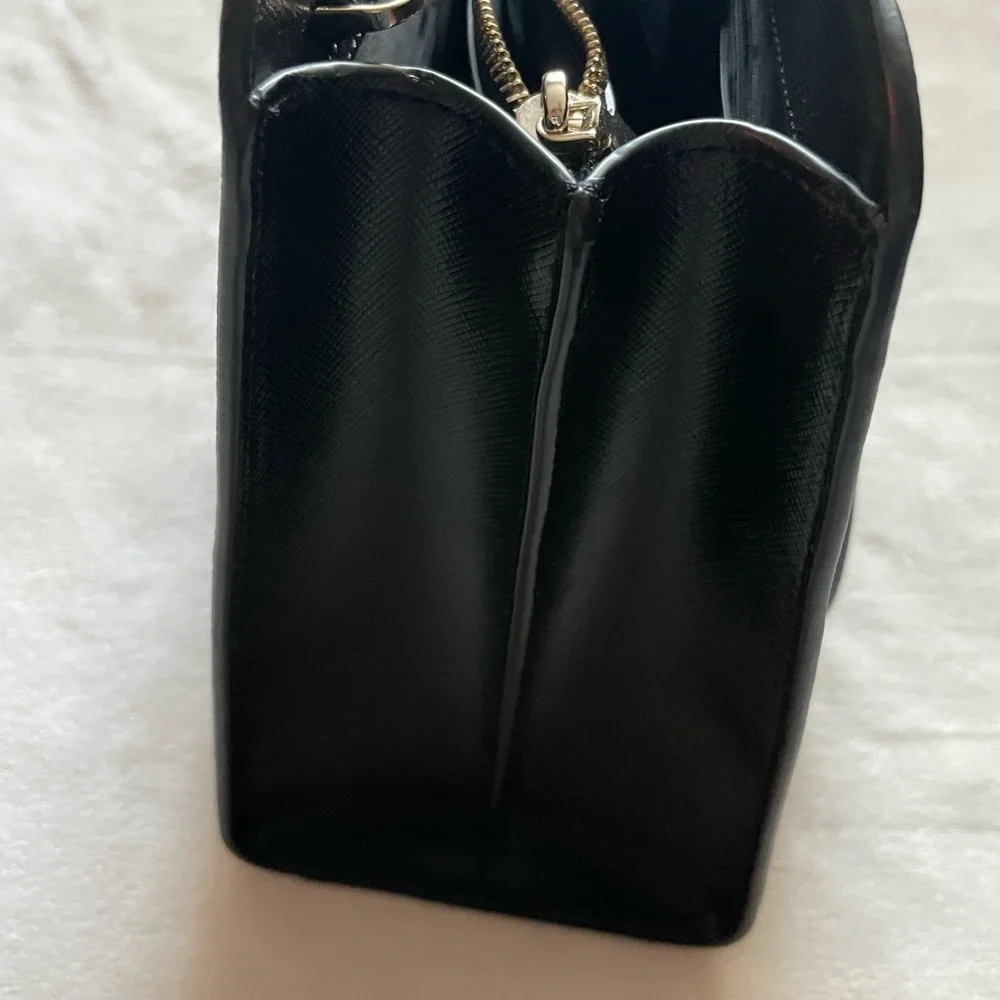 New Kate‎ Spade Addie Black Leather Hand or Shoulder Bag with Removable Strap